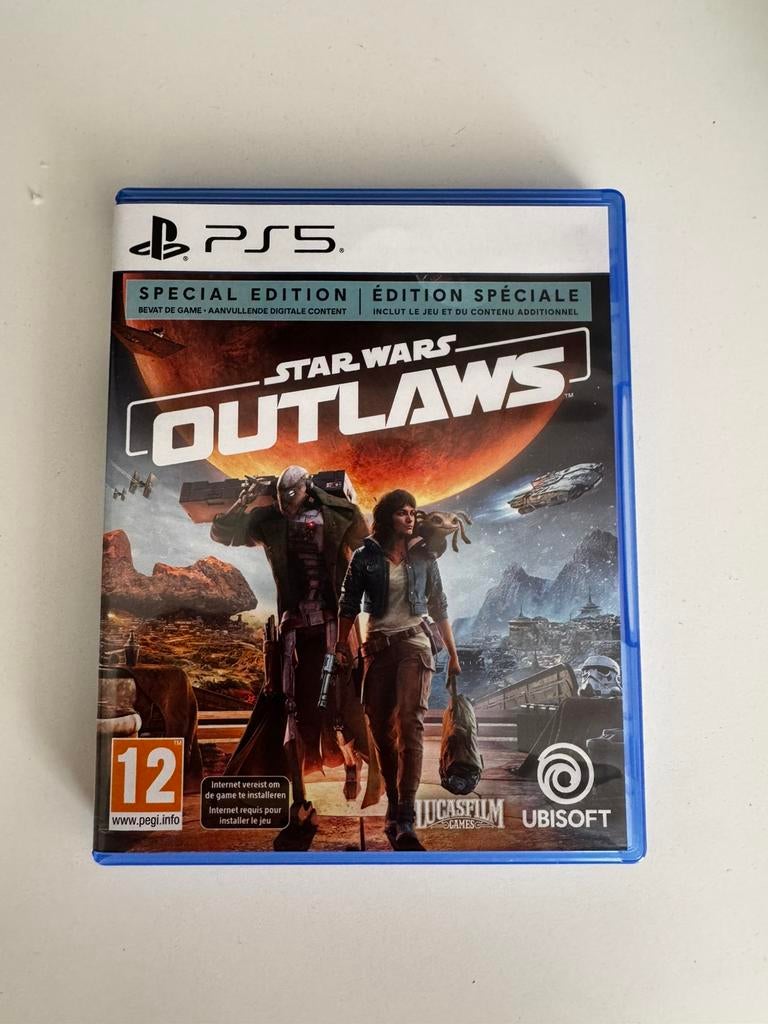 Star wars outlaws, Spelcomputers en Games, Games | Sony PlayStation 5, Ophalen of Verzenden, Zo goed als nieuw, Avontuur en Actie
