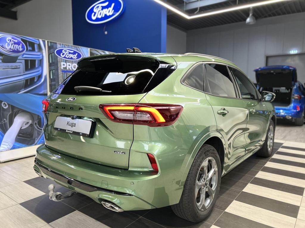 Ford Kuga 2.5 PHEV 243 pk ST-Line X | Trekhaak I AGR stoelen, Gebruikt, Zwart, Bedrijf, Hybride Elektrisch/Benzine