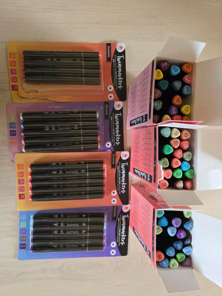 Decotime Alcoholmarkers - 70 stuks, nieuw!, Hobby en Vrije tijd, Tekenen, Ophalen of Verzenden, Nieuw, Potlood of Stift