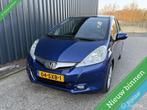 Honda Jazz 1.4 Hybrid Elegance AUTOMAAT/AIRCO/5DRS/LANGE APK, Auto's, Euro 5, Gebruikt, 4 cilinders, Blauw