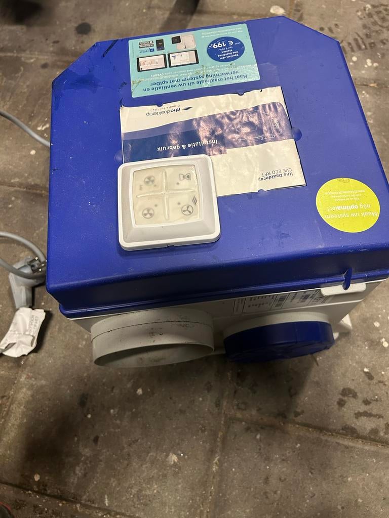 Itho Daalderop CVE ECO RFT SP afzuiging met RF module, Ophalen of Verzenden, Gebruikt, Afzuiger