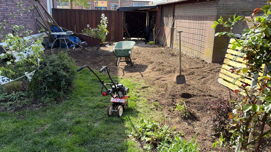 Kleine tuinfrees, Ophalen, Gebruikt