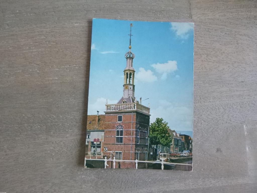 Alkmaar, Bierkade-Accijnstoren/auto, Verzenden, 1980 tot heden, Ongelopen, Noord-Holland