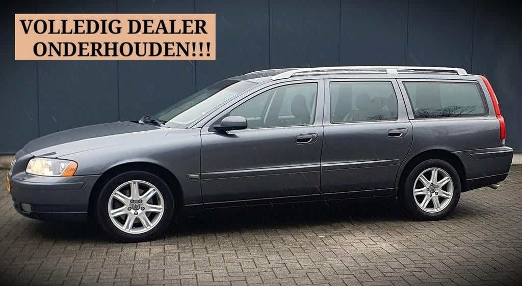 Volvo V70 2.4 140PK AUT 2006 Grijs, Auto's, Volvo, Particulier, V70, ABS, Airbags, Alarm, Automatische klimaatregeling, Boordcomputer