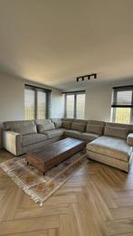 Prachtige houten salon tafel, Huis en Inrichting, Tafels | Salontafels, Ophalen, 50 tot 100 cm, Zo goed als nieuw, 150 tot 200 cm