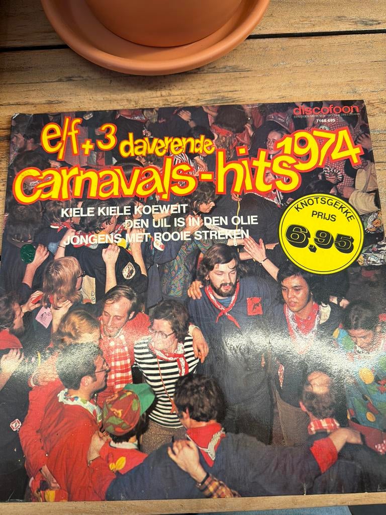 Elf + 3 Daverende Carnavals-Hits 1974 LP, Cd's en Dvd's, Vinyl | Overige Vinyl, Ophalen of Verzenden, 1970 - 1979, Gebruikt, 12 inch