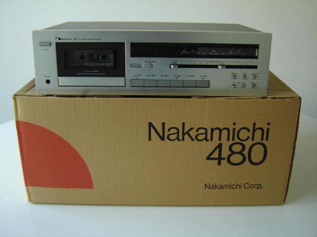 Nakamichi 480 cassettedeck, Audio, Tv en Foto, Cassettedecks, Ophalen of Verzenden, Enkel, Overige merken, Tiptoetsen