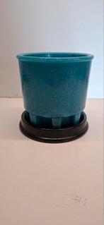 A.D Copier cactuspot met onderschotel, Ophalen of Verzenden