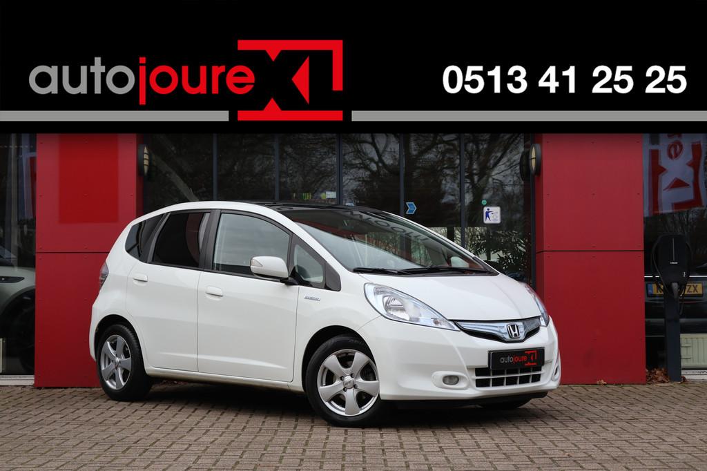 Honda Jazz 1.4 Hybrid Elegance | Origineel NL | Automaat | A, Auto's, Honda, Euro 5, Stof, Gebruikt, Zwart