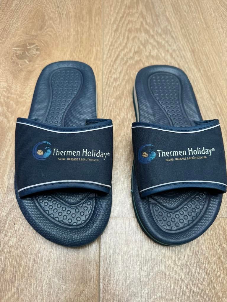 Badslippers Thermen Holiday maat 36/37, Ophalen of Verzenden, Zo goed als nieuw, Blauw, Overige typen