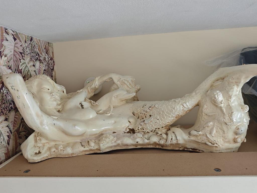 Zeemeermin beeld - Onderstel voor salontafel, Ophalen, 50 - 100 cm, Handgemaakt, Zeeleven