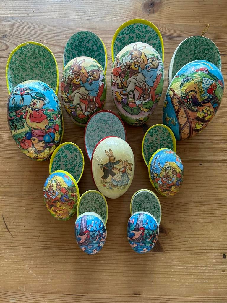 Kartonnen paaseieren, Ophalen, Gebruikt