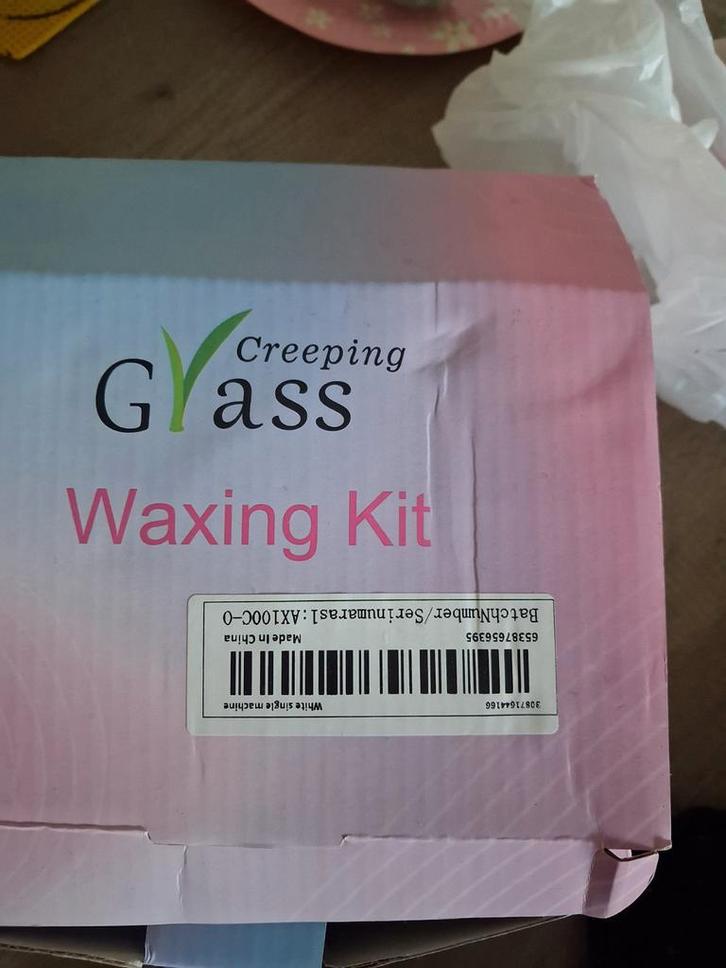 Nieuw Ontharingsapparaat met Wax - Creeping Grass Waxing Kit, Witgoed en Apparatuur, Persoonlijke-verzorgingsapparatuur, Nieuw