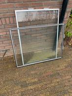 2 broeikas ramen als nieuw goede kwaliteit, Ophalen, Gevelraam of Ruit, Minder dan 80 cm, 80 tot 120 cm