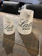 2 Riviera Maison latte kannen, Ophalen, Glas of Glazen, Overige stijlen, Glas