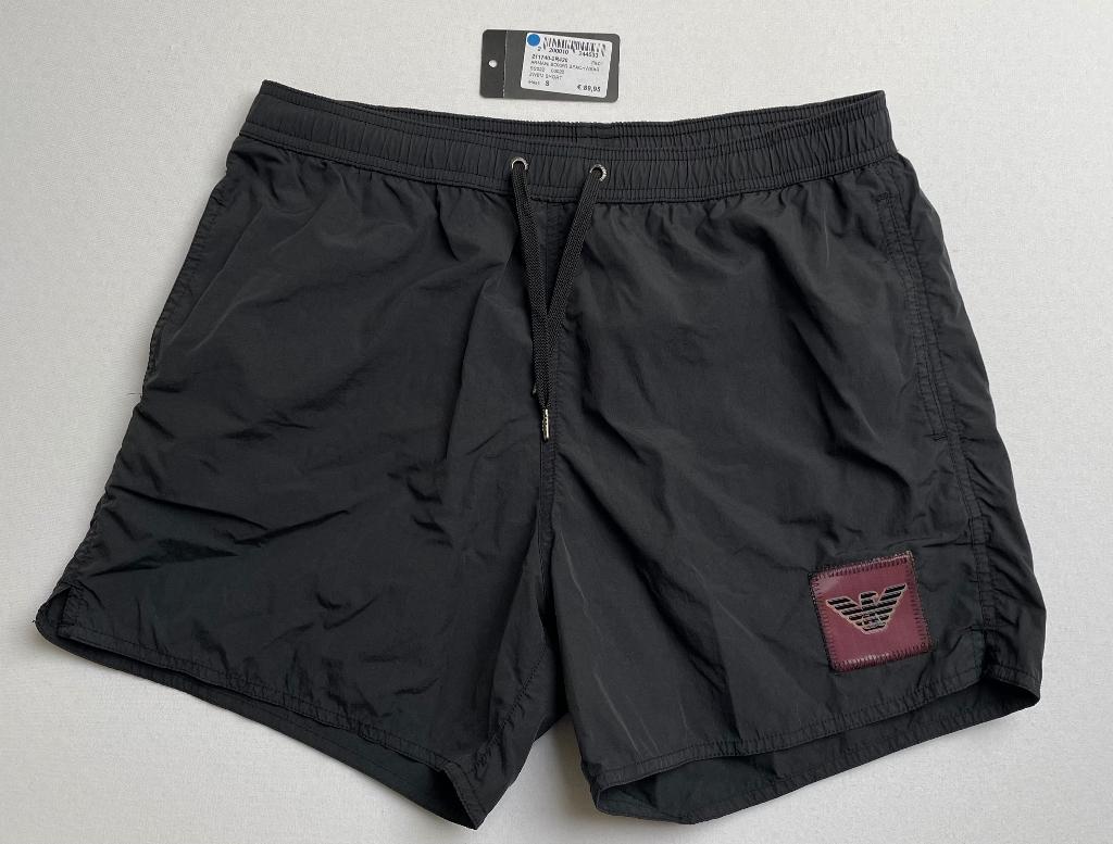 Armani heren zwembroek kleur grijs maat S nieuwstaat, Armani, Ophalen of Verzenden, Maat 46 (S) of kleiner, Zwemshort