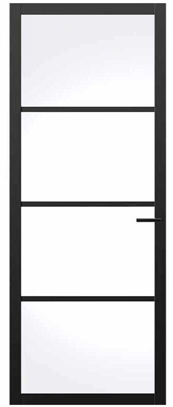 Svedex NDB900 diep zwart binnendeur 930x231,5cm stomp, Ophalen