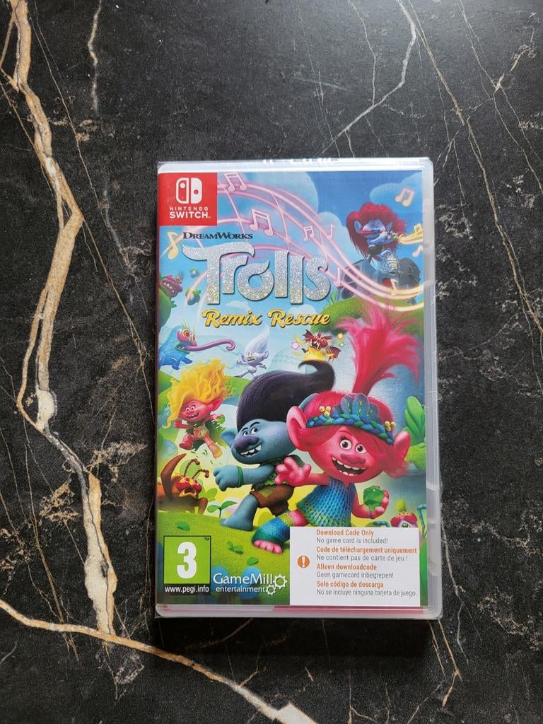 Nintendo Switch 1&2 - Trolls Remix Rescue - SEALED, Ophalen of Verzenden