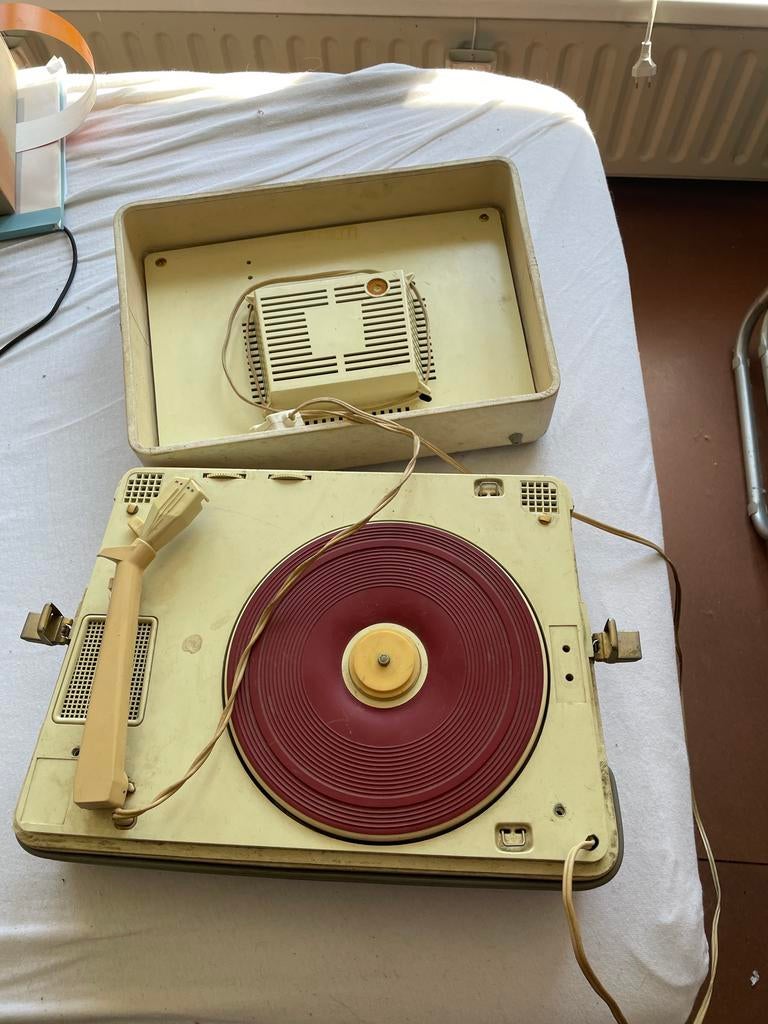 Vintage Philips Platenspeler - Klassiek Design, Audio, Tv en Foto, Platenspelers, Gebruikt, Platenspeler, Philips, Ophalen