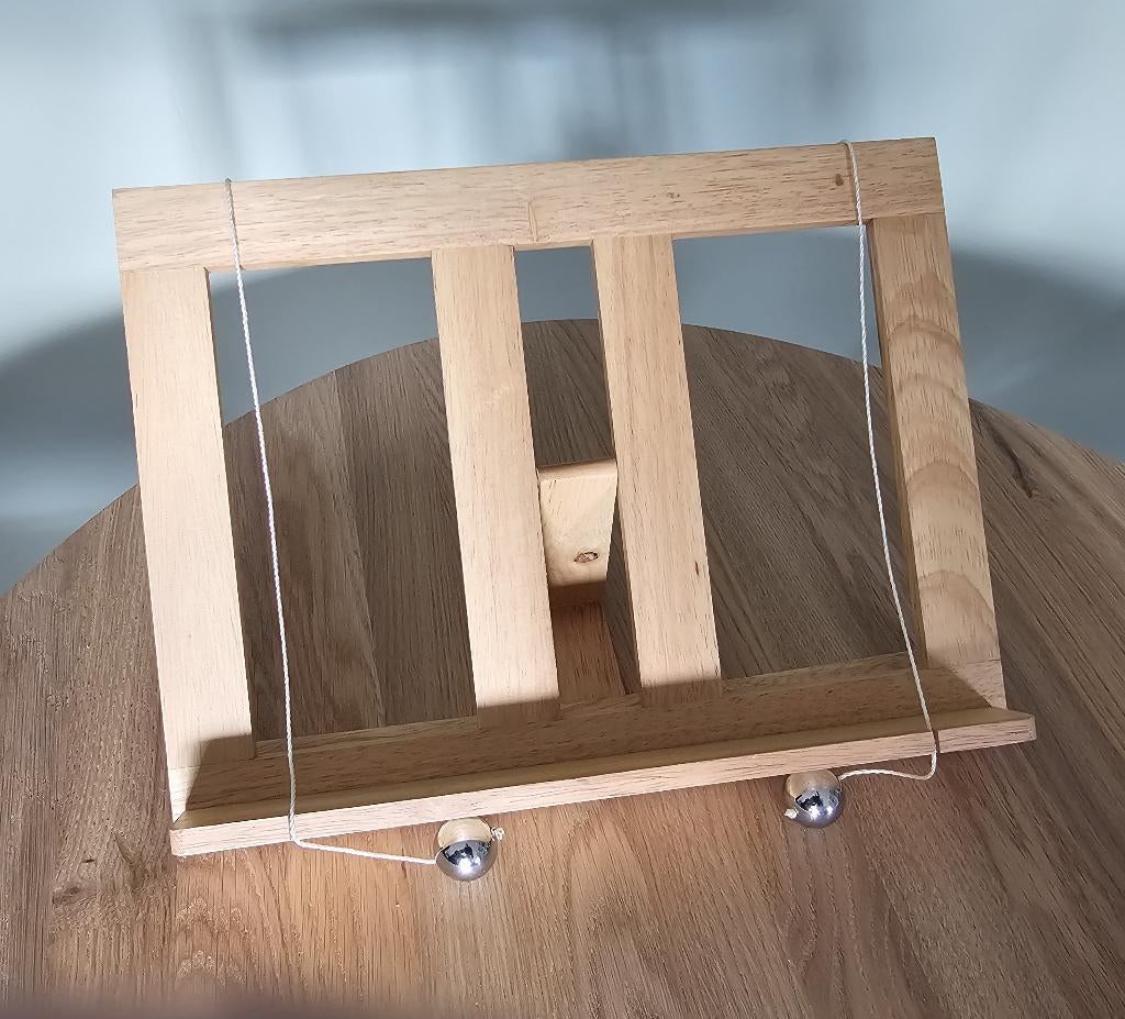 LEUKE HOUTEN KOOKBOEKSTANDAARD, Ophalen of Verzenden, Gebruikt