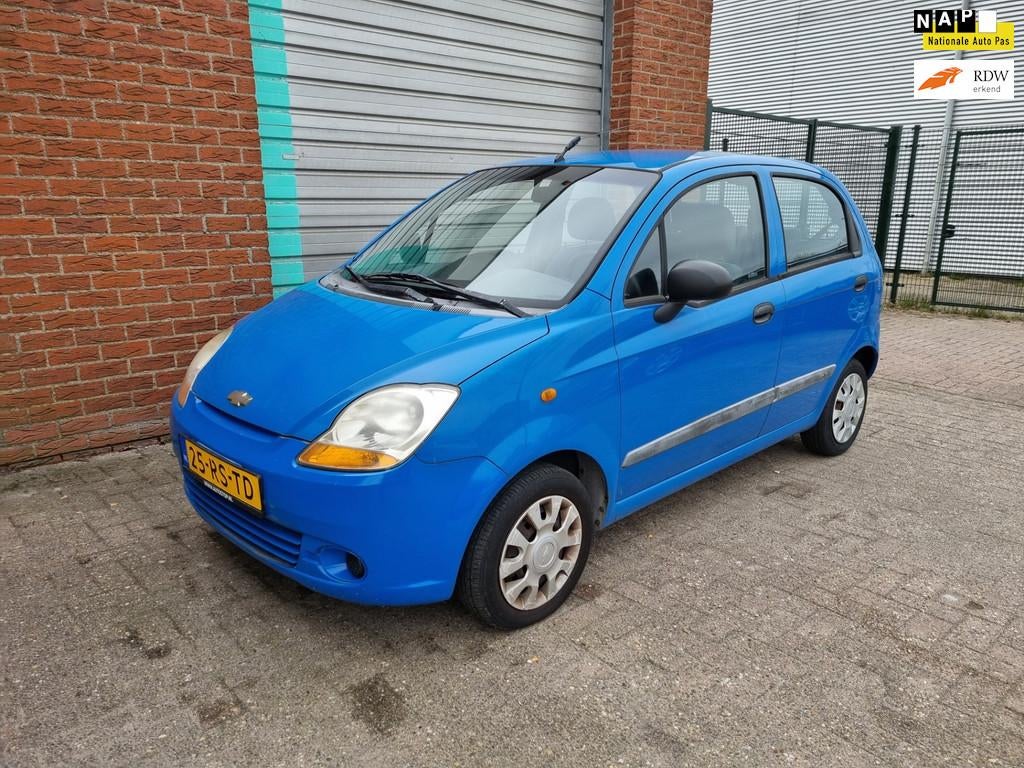 Chevrolet Matiz 0.8 Style AUTOMAAT! Bj:2005 NAP!, Auto's, Gebruikt, Blauw, Origineel Nederlands, Bedrijf