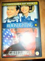 dvd Moonlichting en Greetings, Alle leeftijden, Ophalen of Verzenden, Zo goed als nieuw