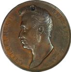 Nederland penning 1830 industrie expo Brussel Braemt VF, Ophalen of Verzenden, Overige materialen, Nederland