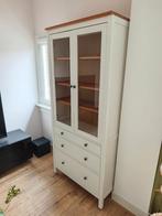 Vitrinekast Hemnes Ikea wit, Ophalen, Met deur(en), 50 tot 100 cm, Zo goed als nieuw