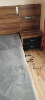 BOXSPRING ..GRATIS, Gebruikt, Bruin, Tweepersoons, Ophalen of Verzenden