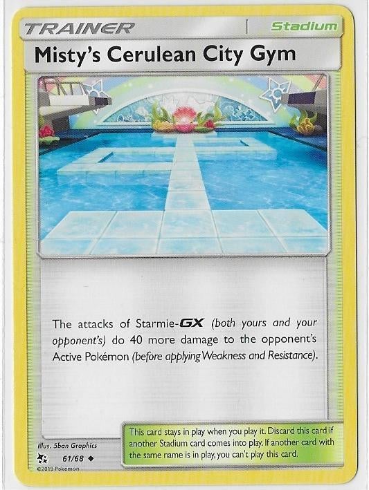 Hidden Fates,  Misty's Cerulean City Gym [uncommon] 61/68, Verzenden, Nieuw, Losse kaart