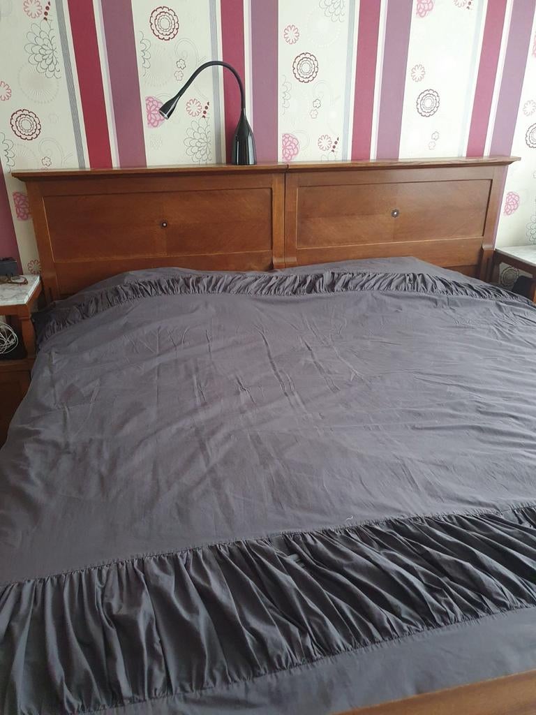 Antieke Slaapkamer compleet, Ophalen, Gebruikt, Tweepersoons