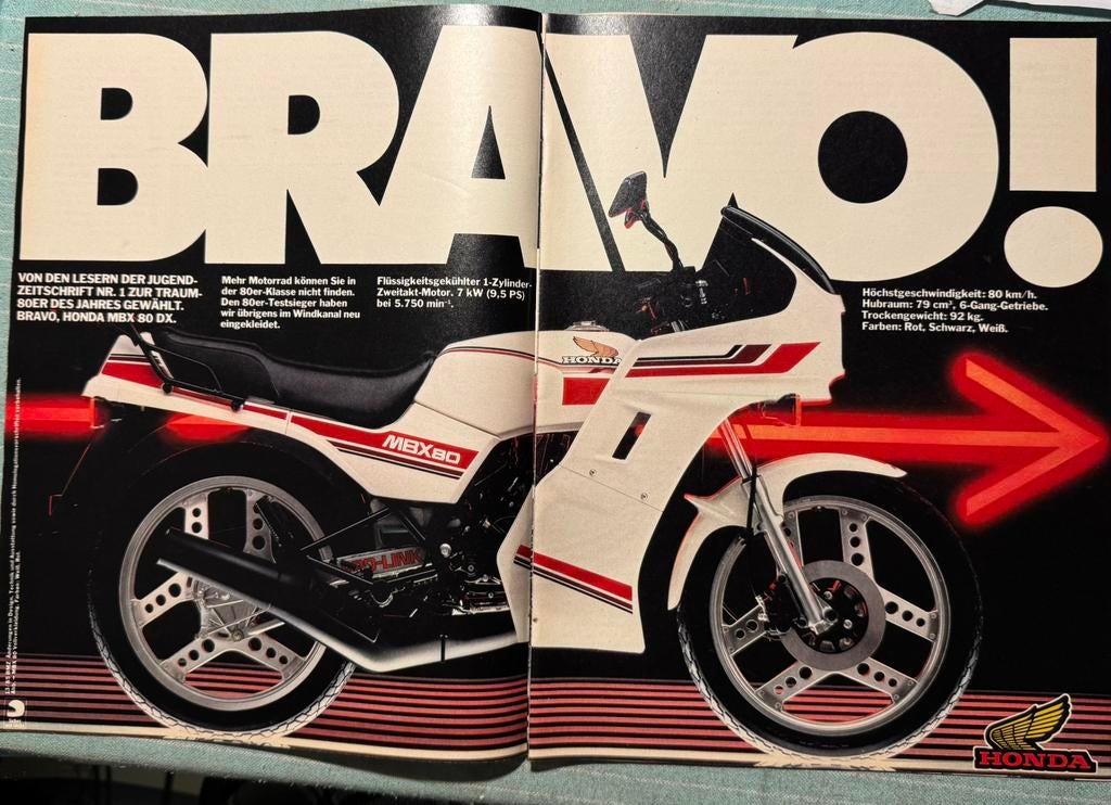 Advertentie Honda MBX80, Verzenden, Zo goed als nieuw, Motoren