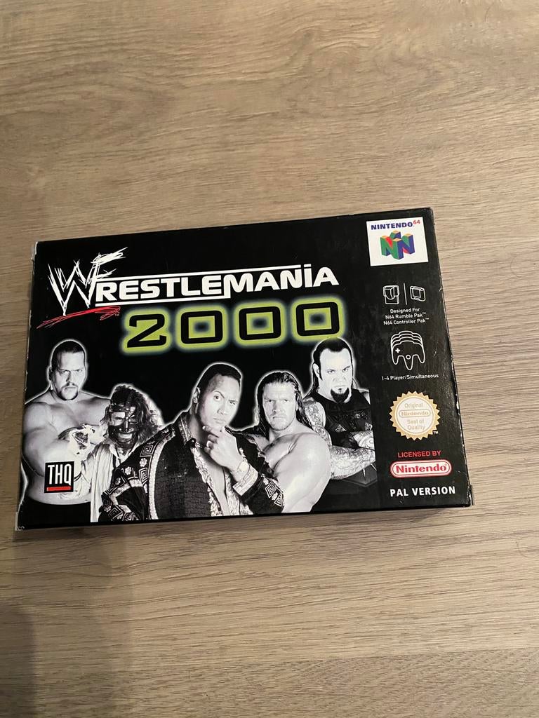 Wwf wwe Wrestlemania 2000 Nintendo 64, Ophalen of Verzenden, Gebruikt, Sport, Vanaf 3 jaar