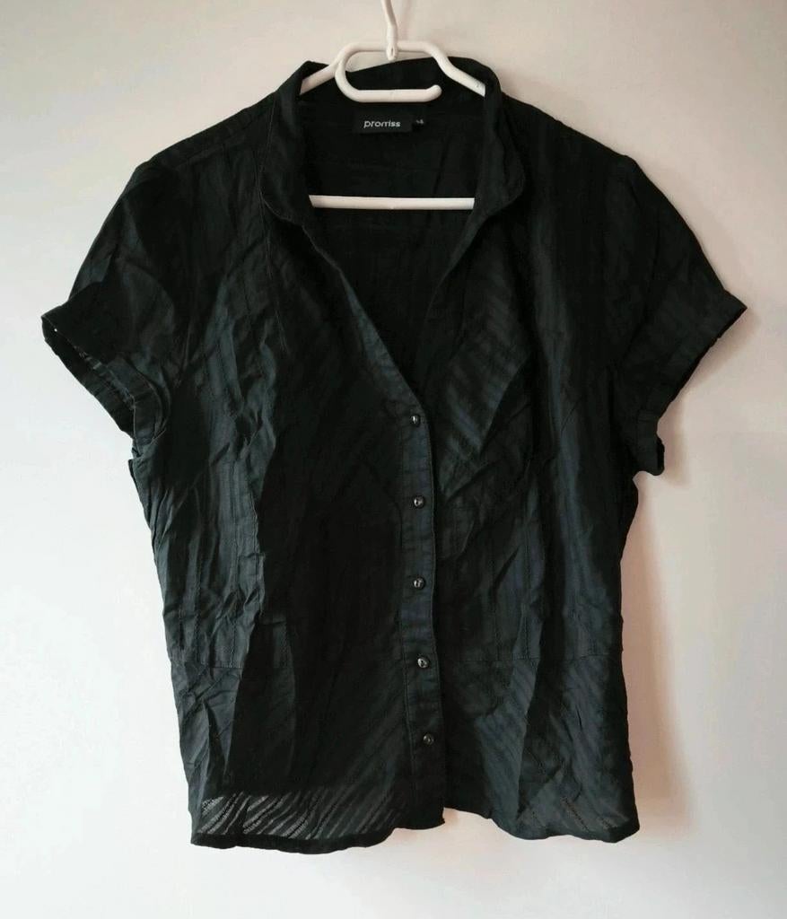 Blouse - Promiss - Maat 44/46, Kleding | Dames, Promiss, Zwart, Maat 46/48 (XL) of groter, Ophalen of Verzenden