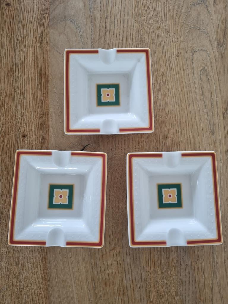 3 stuks Villeroy & Boch Millenia asbakken 11x11cm Nieuw, Verzamelen, Ophalen of Verzenden, Nieuw