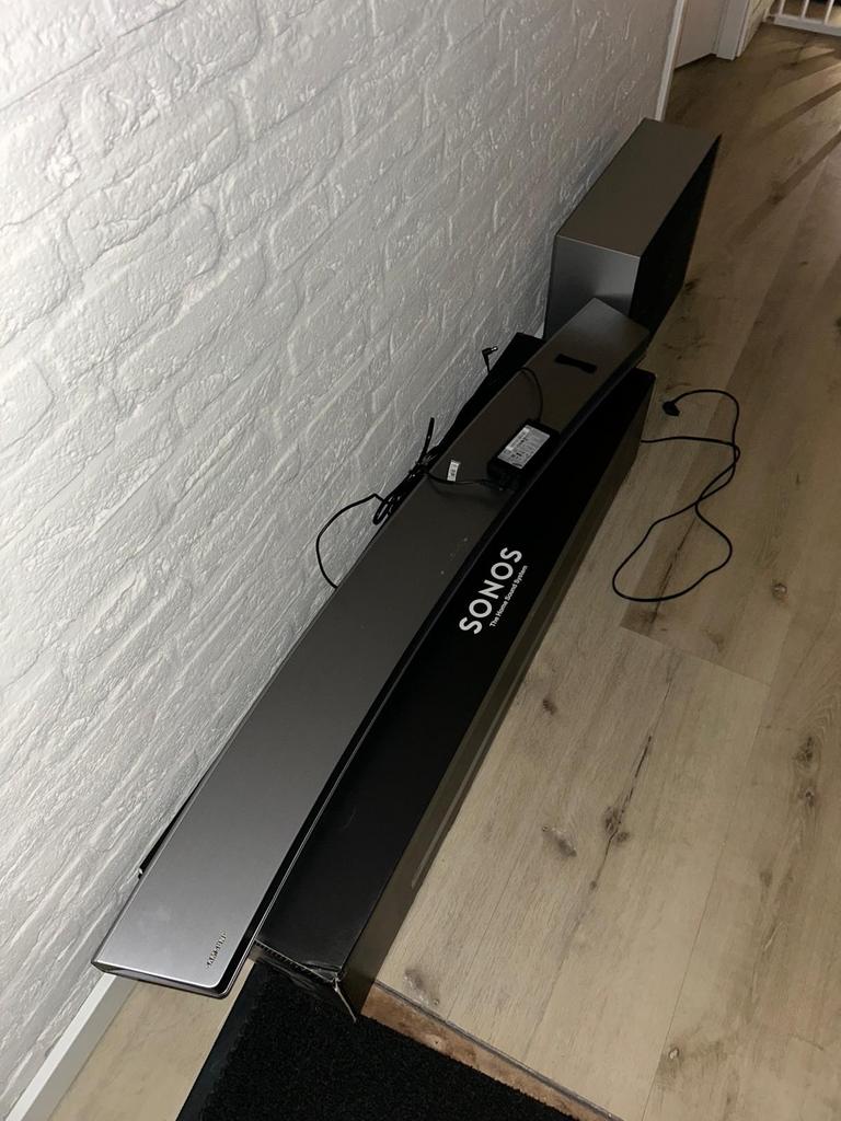 Samsung Curved soundbar 7 serie, Ophalen, Met externe subwoofer, Gebruikt