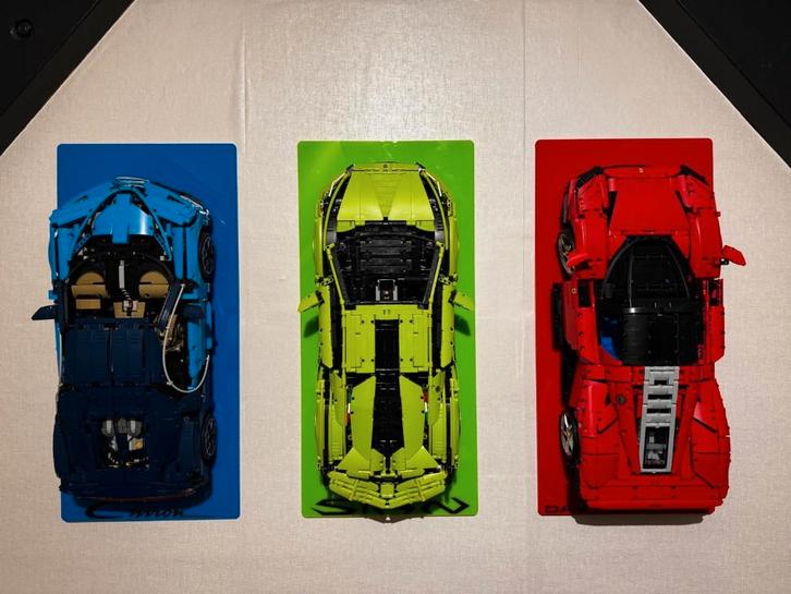 Lego Technic: Ferrari, Bugatti & Lamborghini (+ Displays), Kinderen en Baby's, Speelgoed | Duplo en Lego, Zo goed als nieuw, Lego