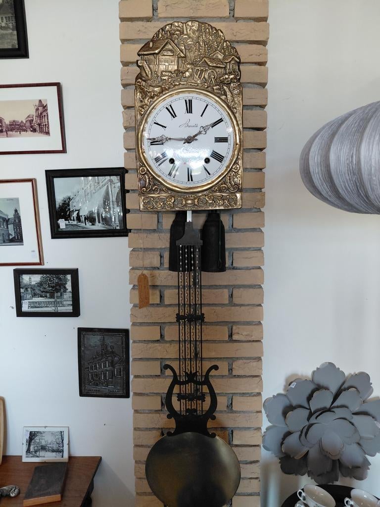 Comptoise klok perfecte staat, Antiek en Kunst, Antiek | Klokken, Ophalen