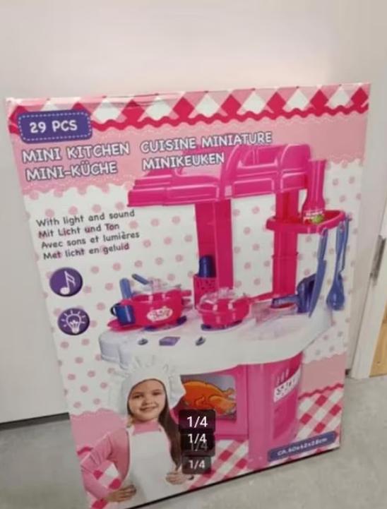 Speelkeuken nieuw met licht en geluid (60x42x28cm), Kunststof, Nieuw, Ophalen of Verzenden