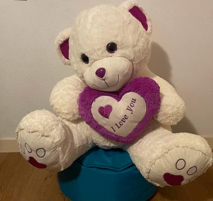 Supergrote knuffelbeer, Kinderen en Baby's, Speelgoed | Knuffels en Pluche, Zo goed als nieuw, Beer, Ophalen of Verzenden