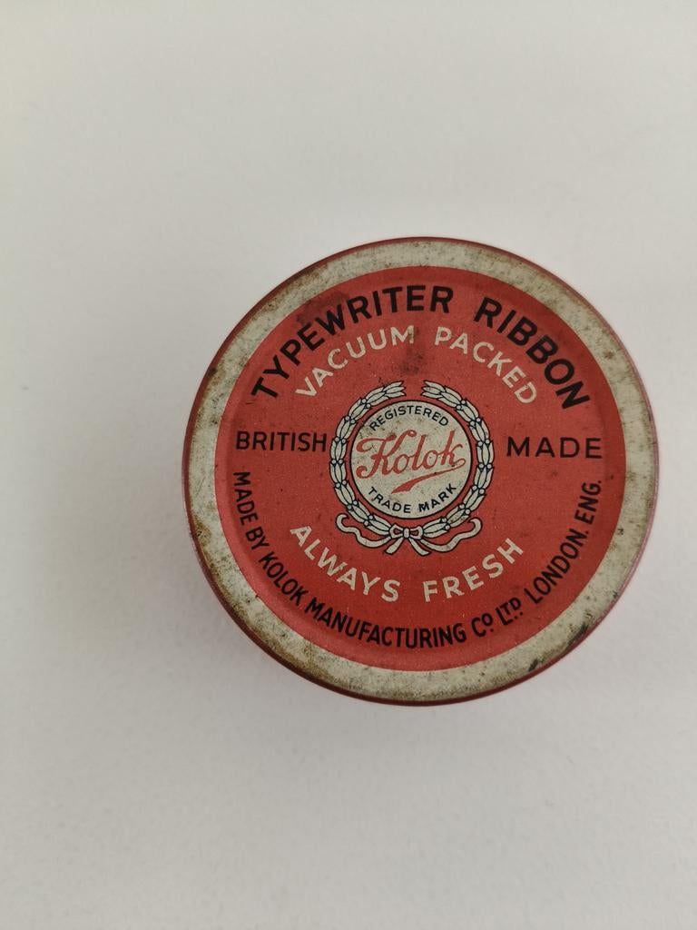 Inkt lint blikje, Ophalen of Verzenden