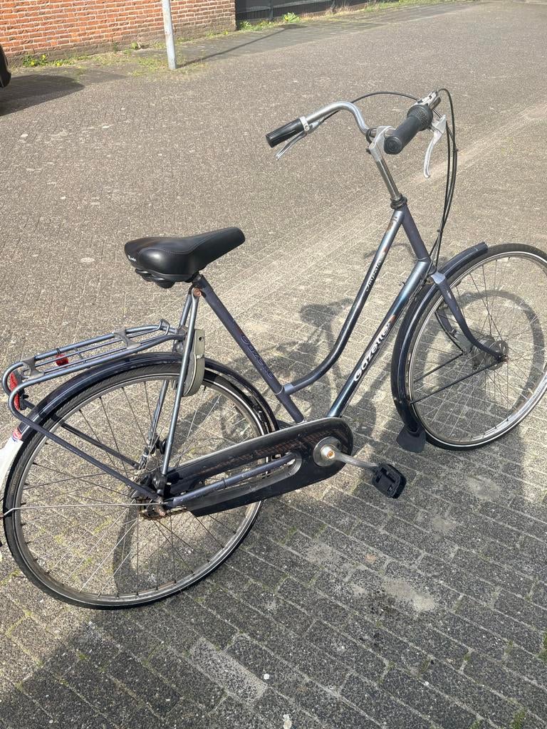 Gazelle damesfiets, Fietsen en Brommers, Fietsen | Dames | Damesfietsen, Velgrem, Ophalen of Verzenden, Gazelle, 53 tot 56 cm