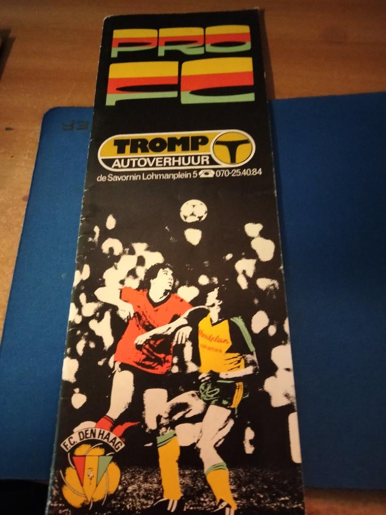 Fc den Haag -svv 85-86, Verzamelen, Sportartikelen en Voetbal, Ophalen of Verzenden, Gebruikt, Overige binnenlandse clubs, Boek of Tijdschrift
