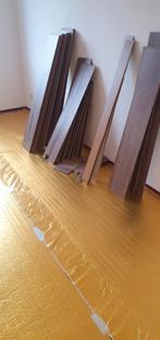 Gratis Laminaat voor 2e ronde 95m2, Huis en Inrichting, Stoffering | Vloerbedekking, Ophalen, Gebruikt, Bruin, 75 m² of meer