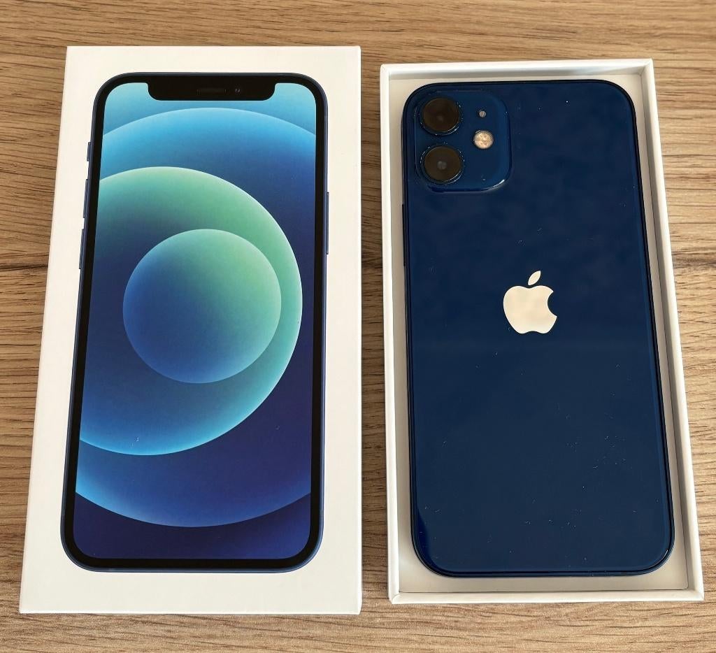 *** IN PRIMA STAAT! Iphone 12 mini - 128 GB mét backcase ***, Telecommunicatie, Mobiele telefoons | Apple iPhone, 128 GB, 86 %