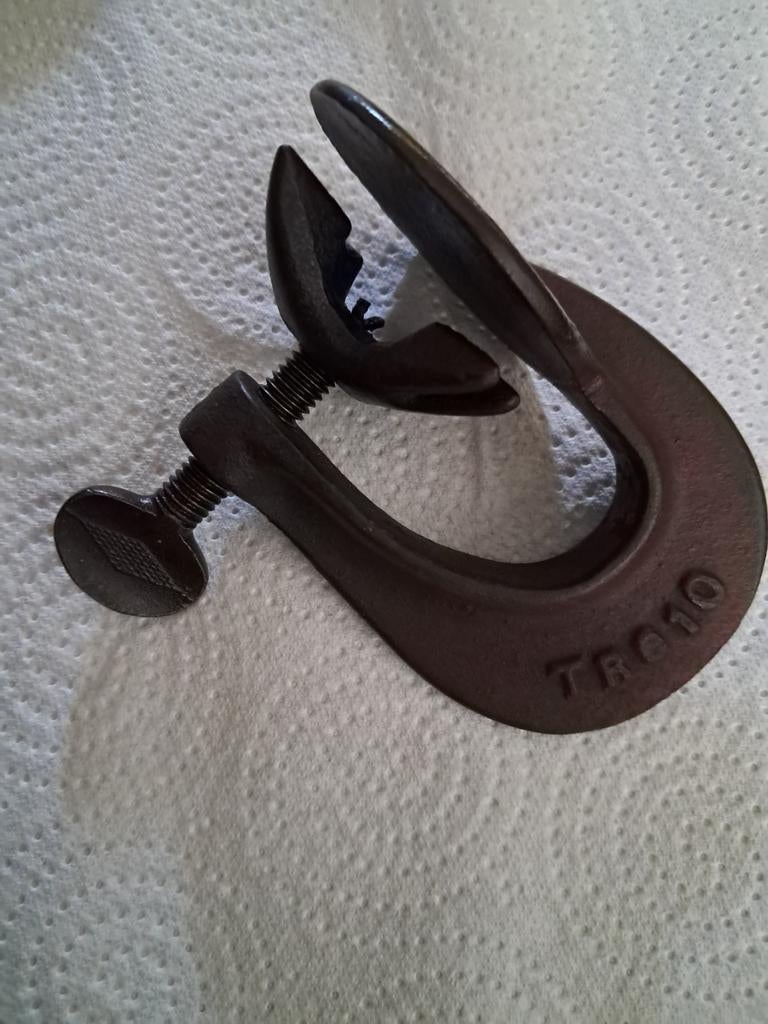 Antieke vulcaniseer klem voor binnenbanden auto, Ophalen of Verzenden