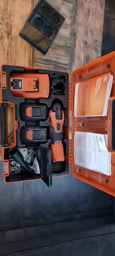 Fein Multimaster met twee accu's en oplader, Ophalen of Verzenden