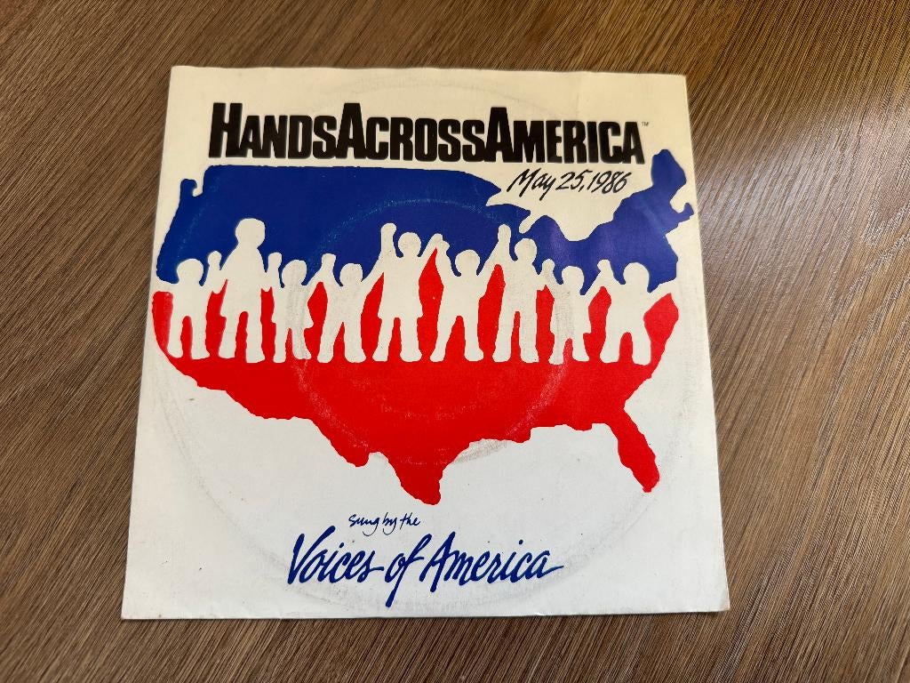 Hands Across America / Voices of America / We are the World, Cd's en Dvd's, Vinyl Singles, Ophalen of Verzenden, Gebruikt, Pop