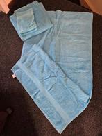 Zeer complete set handdoeken, vaatdoeken en washandjes, Huis en Inrichting, Ophalen, Zo goed als nieuw, Blauw, Overige typen