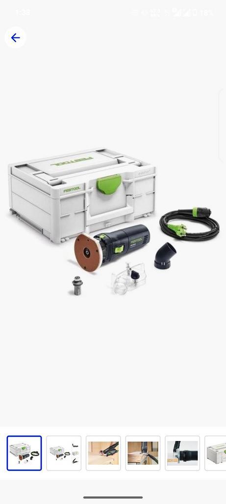 Festool Kantenfrees OFK 500 Q-Plus R2 - Nieuw, Kantenfrees, Nieuw, Ophalen of Verzenden, Festool